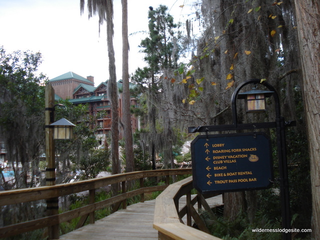 Pathway from Boat Dock to Lodge